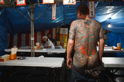 Yazuka shows his stuff